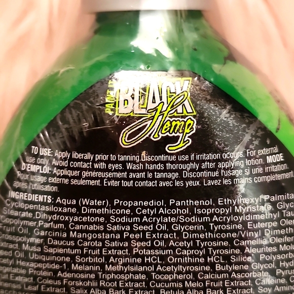 Brand New PAINT IT BLACK HEMP ADVANCED DARK TANNING LOTION - Picture 4 of 4